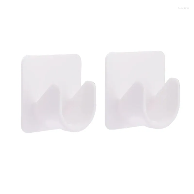 Ganci 2pcs Porta della tenda per doccia per auto adesiva Adesivo Adesivo R7UB R7UB