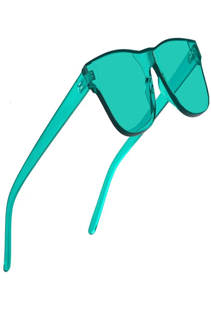 Occhiali da sole designer Candy Colorful Women Women One Piece Square Sun Glasses for Glases di lusso Brand ALTA QUALITÀ7044360