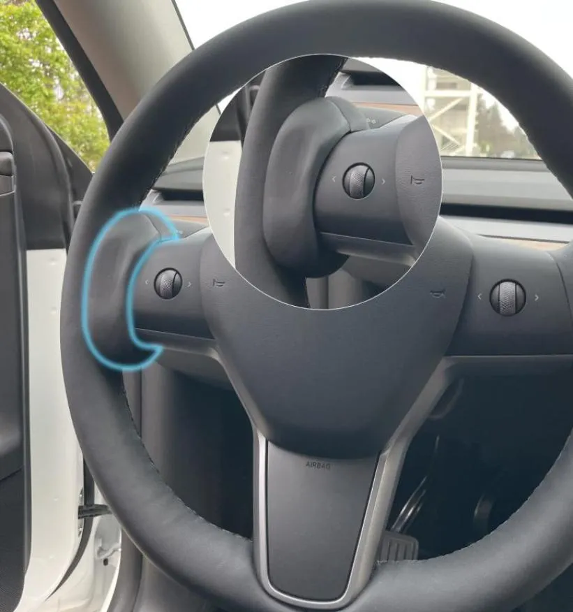 Voor Tesla Model3 Y S X Accessoires Counterwe Ring Ring Autopilot FSD Automatisch Assisted Driving AP Stuurwiel Gewicht Booster3670546
