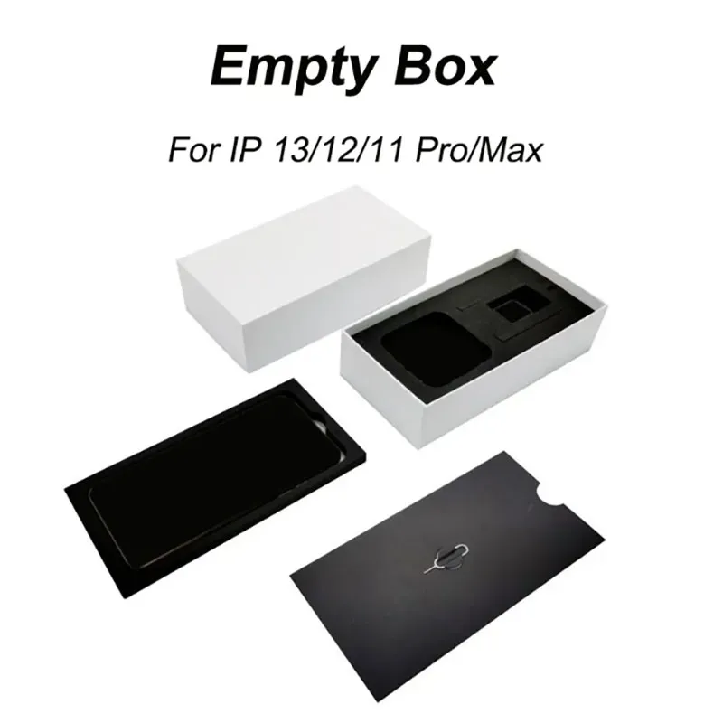 2024 Boîte d'emballage téléphonique de haute qualité avec câble pour iPhone 15 14 Pro Max 13 Pro 12 12MINI 12PRO MAX Package Boxs