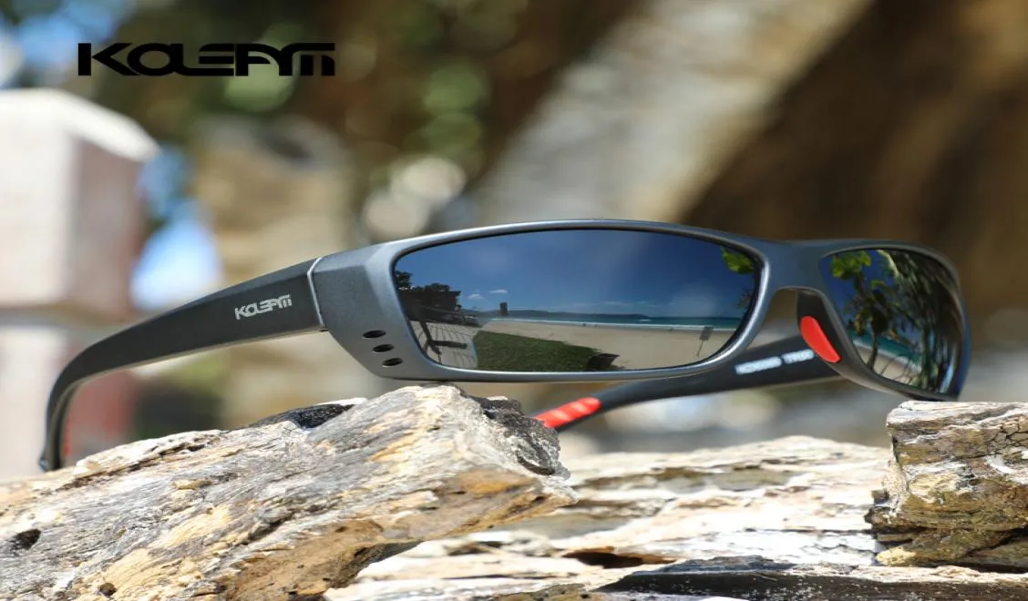 2020 KDEAM Gafas de sol de pesca de lujo Men Sport Frame Polarizado Reflexión Reflexión Lente de 5 colores Ev400 KD60697447379