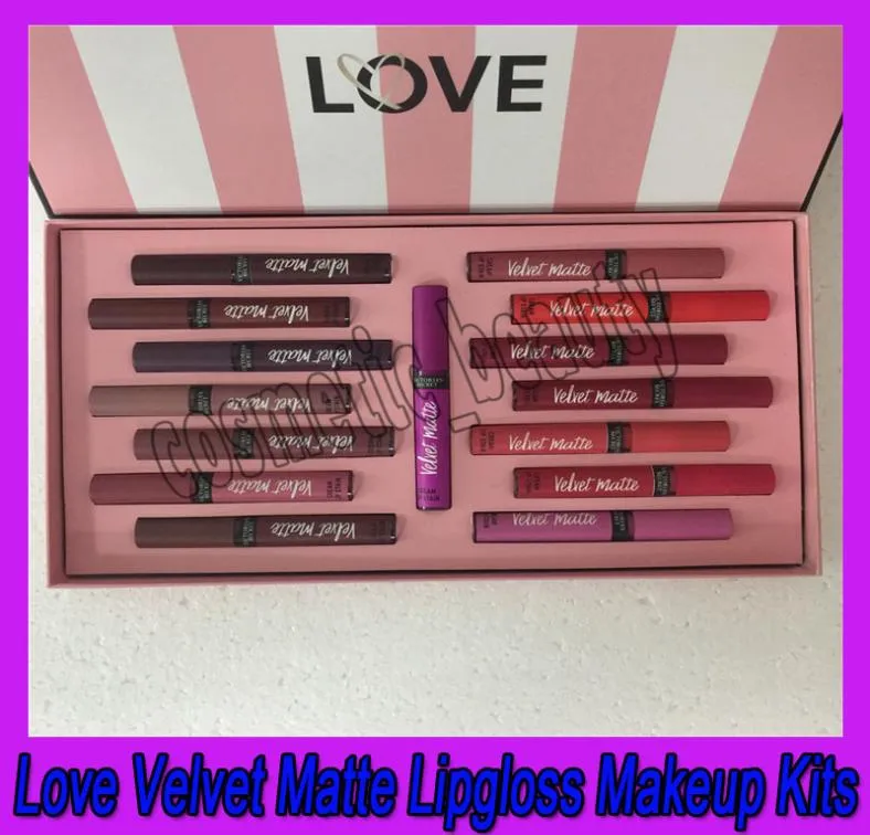 15 couleurs d'amour Velvet Matte Cream Tinage à lèvres brillance