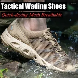 Fitness Shoes Outdoor Hiking Climbing Upstream Men Summer Ultralight Breathable Mesh Training Sports Shoe Military Tactical Wading