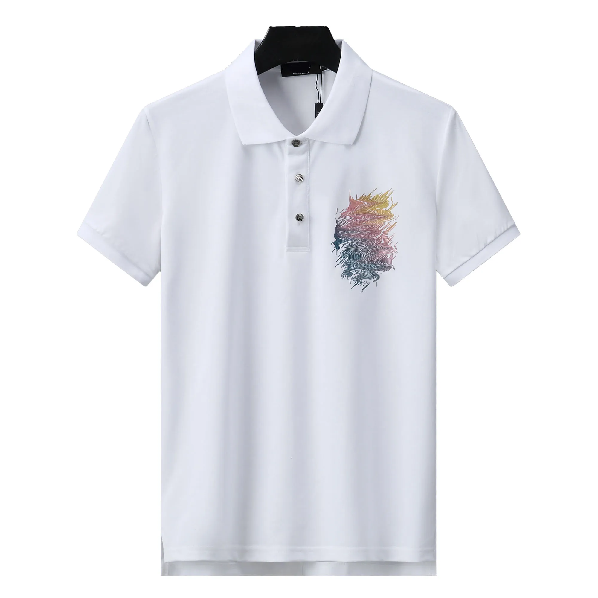 メンズポロシャツメンズスポーツファッションホースTシャツカジュアルメンズゴルフサマーポロスシャツ刺繍ハイストリートホップトレンドベストセラー半袖D43