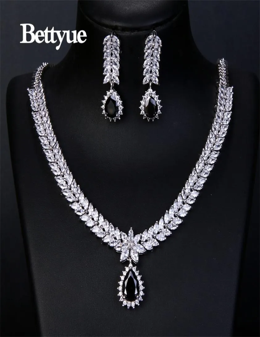 Bettyue Charming Fashion Elegance Cubic Zircon Multicolor Europe And America Style Whole Jewelry Sets Women Ornament 2208188463033