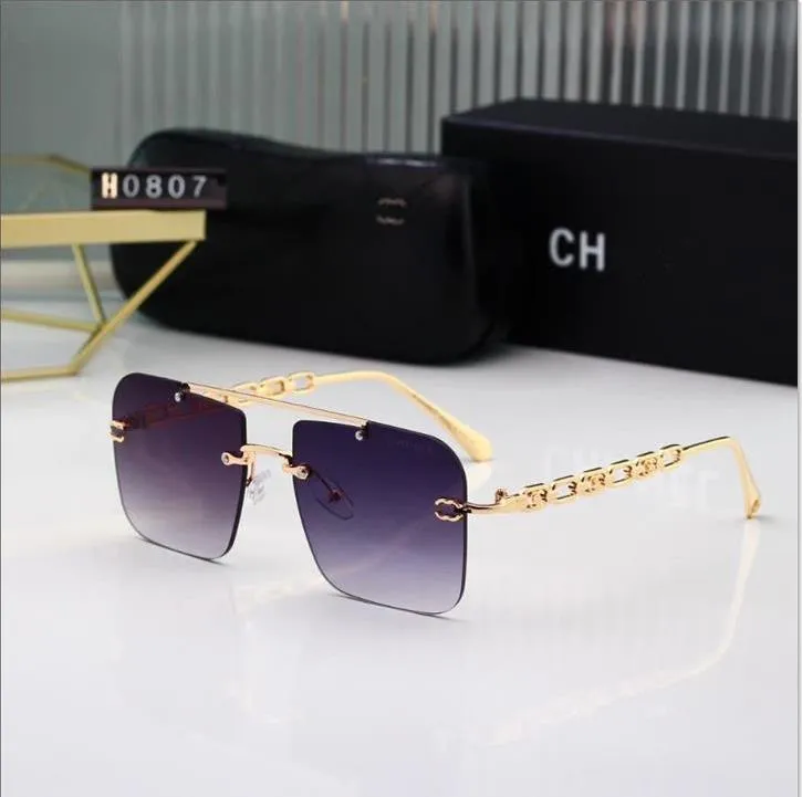 Designer Channel Designer Lunettes de soleil pour les femmes Lunettes de soleil classiques Cound Design Eyewear Luxury Sunglasses Men Fashion Luxury STRICT SUTRO JMM Reconnaître