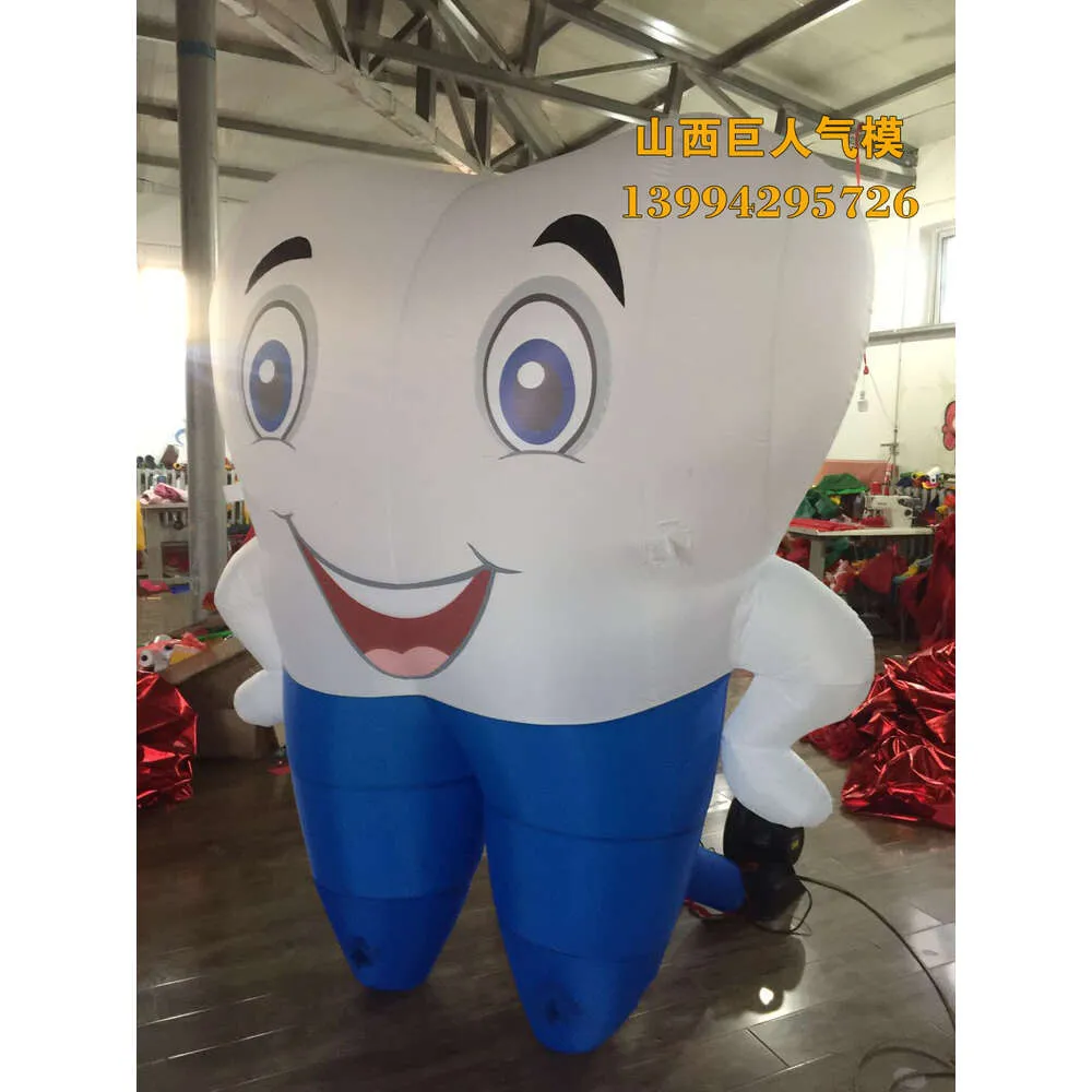Costumi mascotte Riempimento dentale bocca leggera Special Air Air Stampo personalizzato