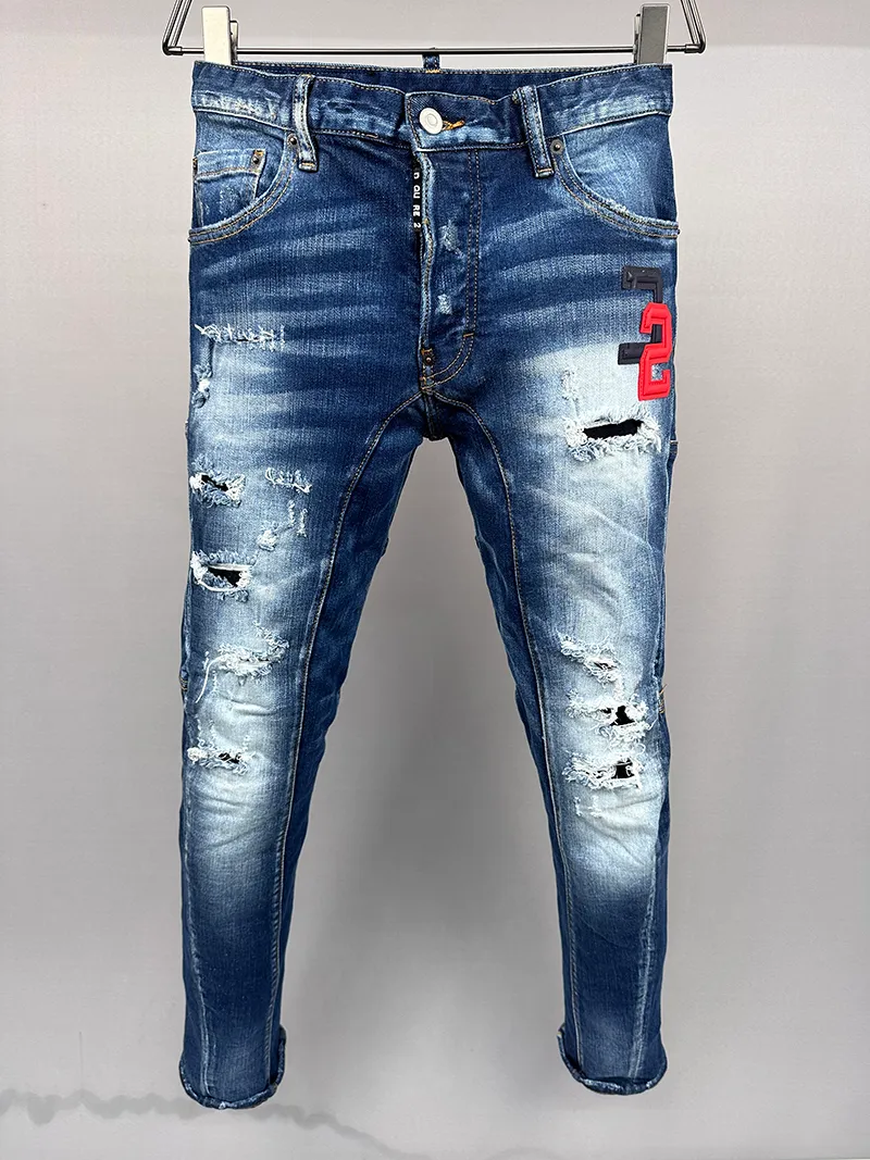 Designer Jeans Mens Jeans Denim Trousers Fashion Pants High End