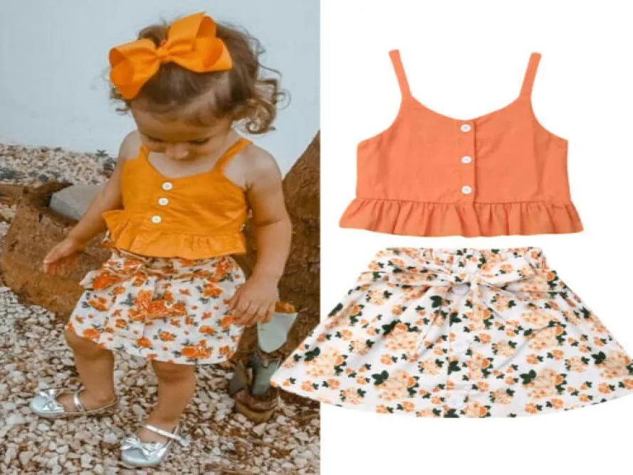 Kinder Mädchen Prinzessin Kleidung Set Sweet Baby Girl Summer Kleider Outfit