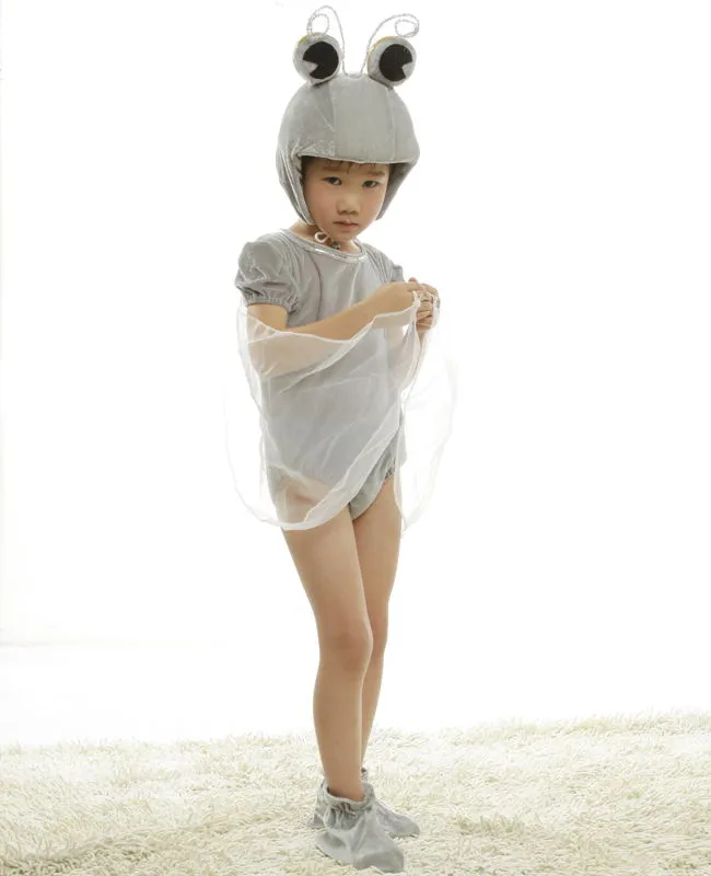 Drama pour enfants mignon petit animal gris mouche de performance costume