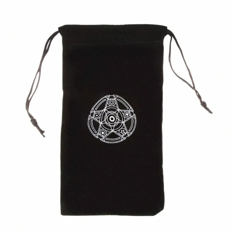 VEET Pentagram Tarot Card Сурка с игрушечными украшениями дома мини -пакет шнурки на запасной игре барочная сумка для хранения o8hj#