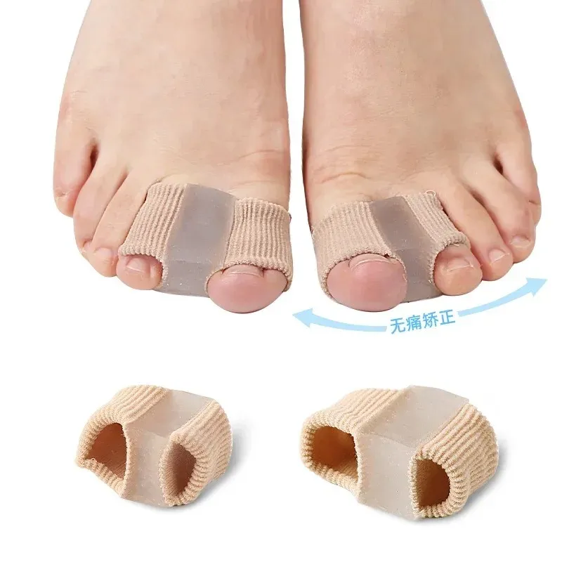 Wasbaar dubbele gat teen corrector hallux Eversion fixer unisex teen valgus immobilizer voetverzorging voor mannen vrouwen vrouwen