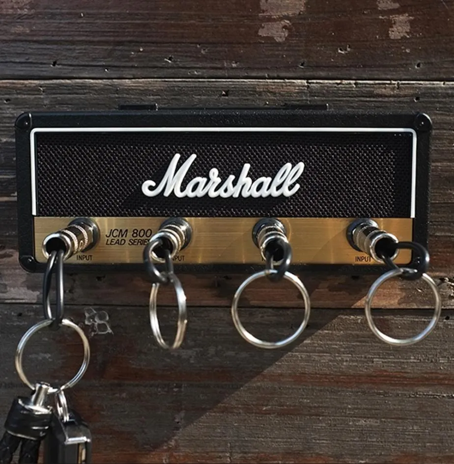 Schlüsselhalter Rock E -Gitarrenlautsprecher Schlüssel Hanging Key Hook Storage Keychain Vintage JCM800 1959SLP Bullet GP694498079