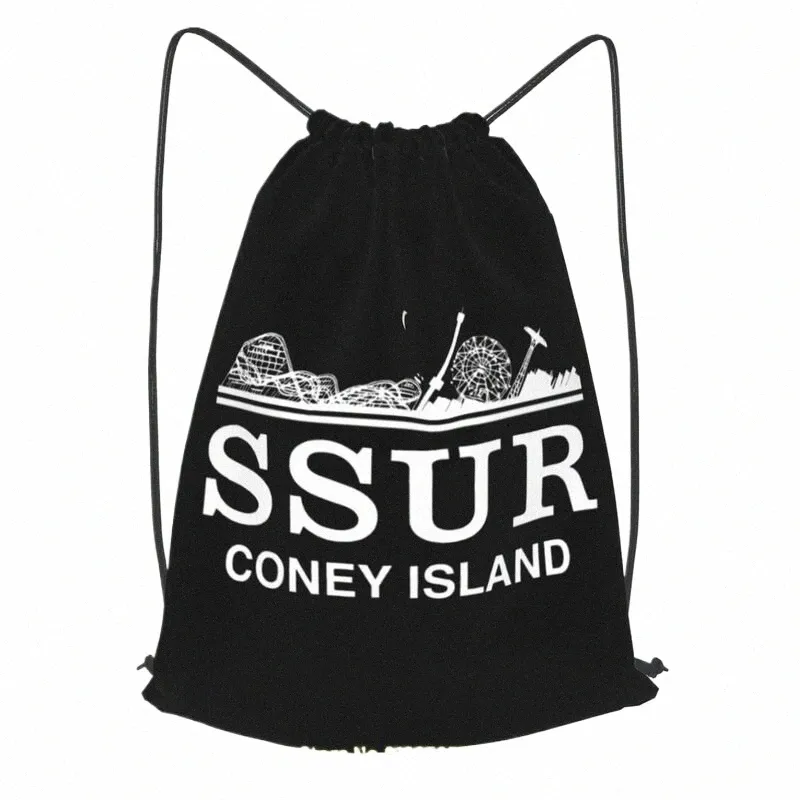 Ssur Cey Island Ruslan Karablin Drawstring Backpack最新のビーチバッグジムトートバッグ