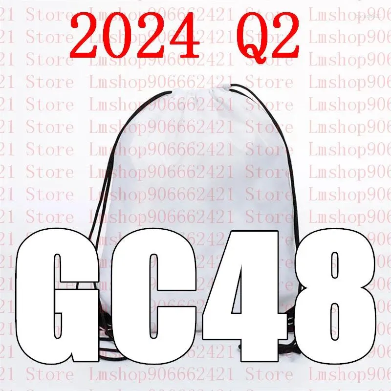 Bolsas de compras mais recentes 2024 Q2 GC48 GC 48 Bunco de bolso e puxe a bolsa de corda Bolsa grátis