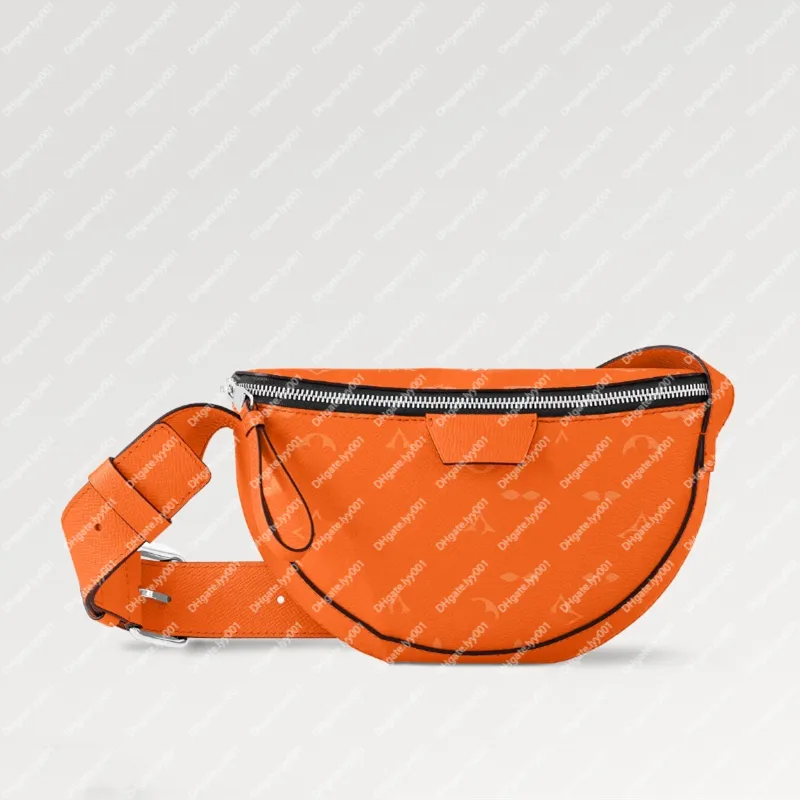 Explosion Nouvelle masculine M31029 Lune Crossbodybody Mune Crossbody Summery 2024 Taigarama Design Sac Radiant Tangerine Taiga Cowhide toile Palladium Sacturés de mode somptueuses