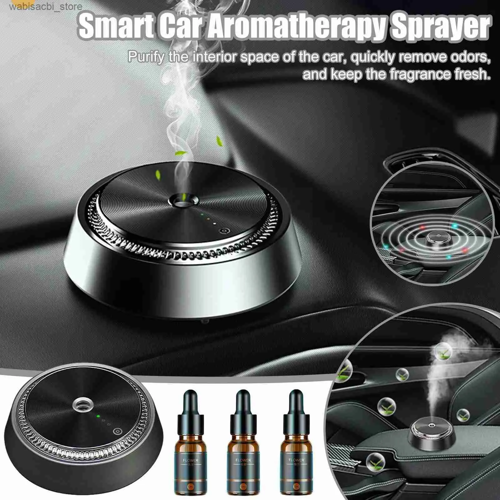 Car Air Freshener Auto Air Diffuser Car Perfume Flavoring Aroma Freshener Fogger Car Perfume Car Air Sprayer Accessories Fragrance B5H4 L49