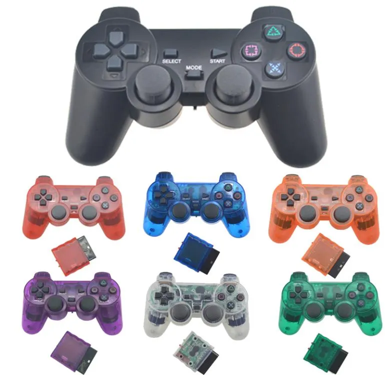 PlayStation 2 için PS2 Gamepad Manette için Kablosuz PC Oyun Denetleyicisi 2 Controle Mando PS2 Konsolu Aksesuar7555855 için Kablosuz Joystick