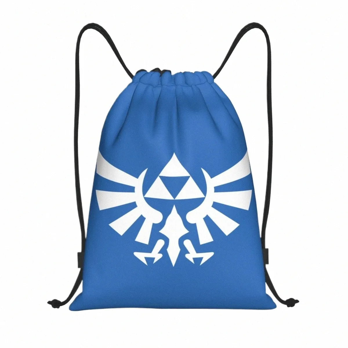 Anpassad Legend of Zeldas DrawString -väskor för butik Yoga ryggsäckar män kvinnor anime game sport gym sackpack v3x4#