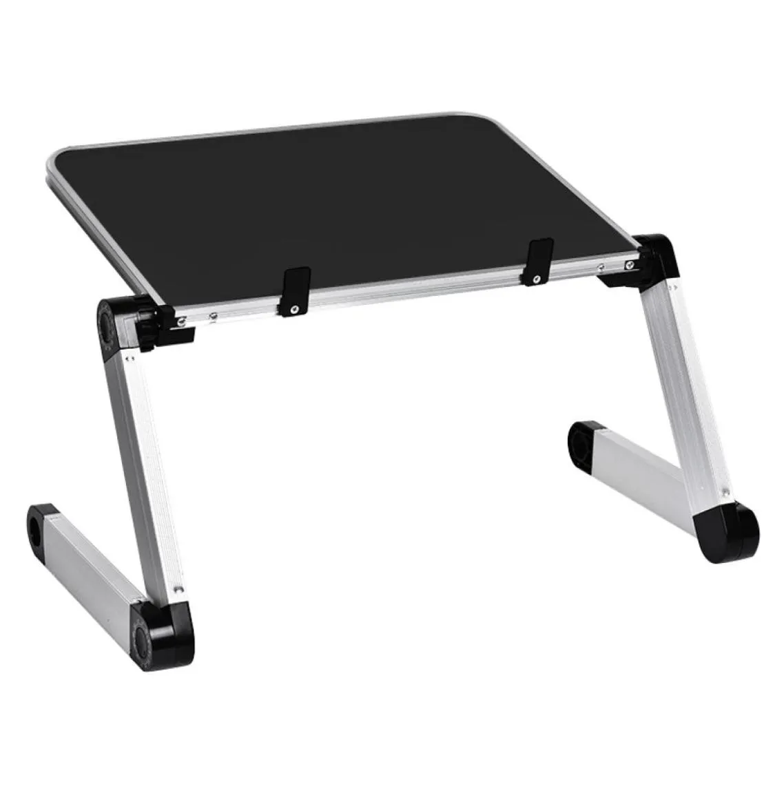 Aluminium legering laptop draagbare opvouwbare verstelbare laptop bureau computertabel standaard lade notebook lap pc vouw bureau tabel4694954