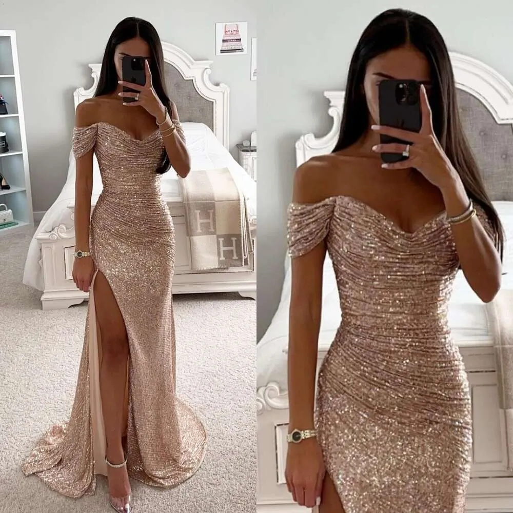slim fit dress slacks Self-Portrait - Champagne Rhinestone Maxi Dress main image 0