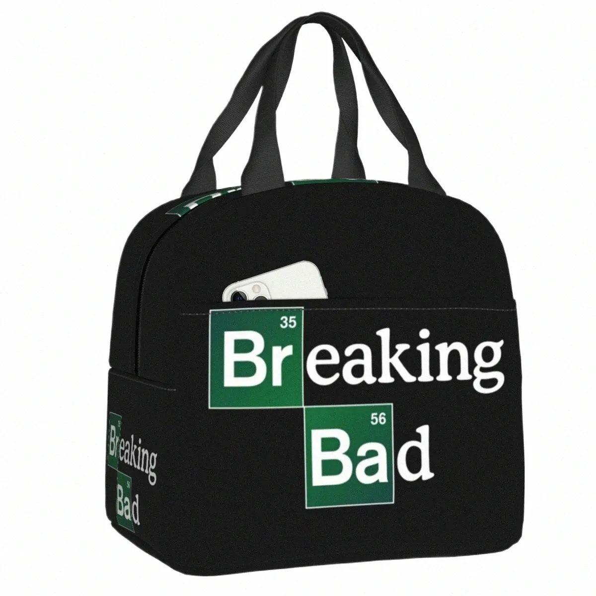 Breaking Bad Isulater Dann Sac pour femmes imperméables Heisenberg Color Thermal Lunch Tote Box School Work Picnic Food Sacs U260 #