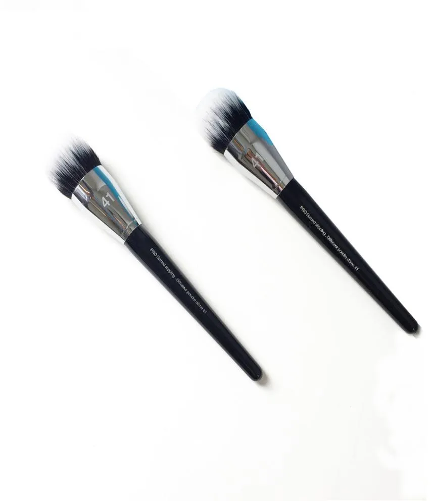 Pro stor kupol Stippling Makeup Brush 41 Dual Fiber Powder Liquid Cream Foundation Cosmetics Beauty Tools6416787