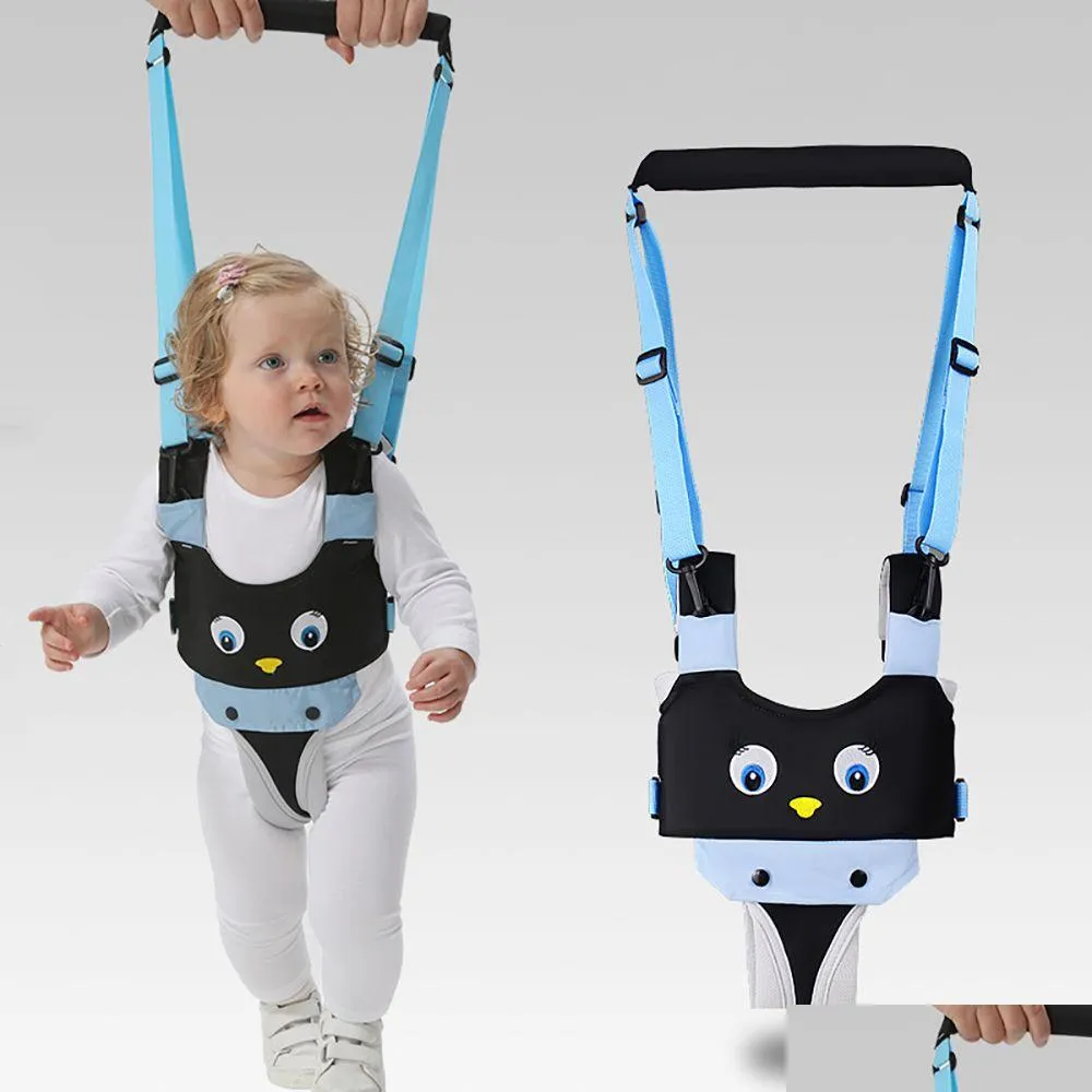 Baby Walking Wings Animal Print Harness Sling andador Toddler Belt Standing Up Safety Traction Artifact Help Kids Walker -producten OTUQZ
