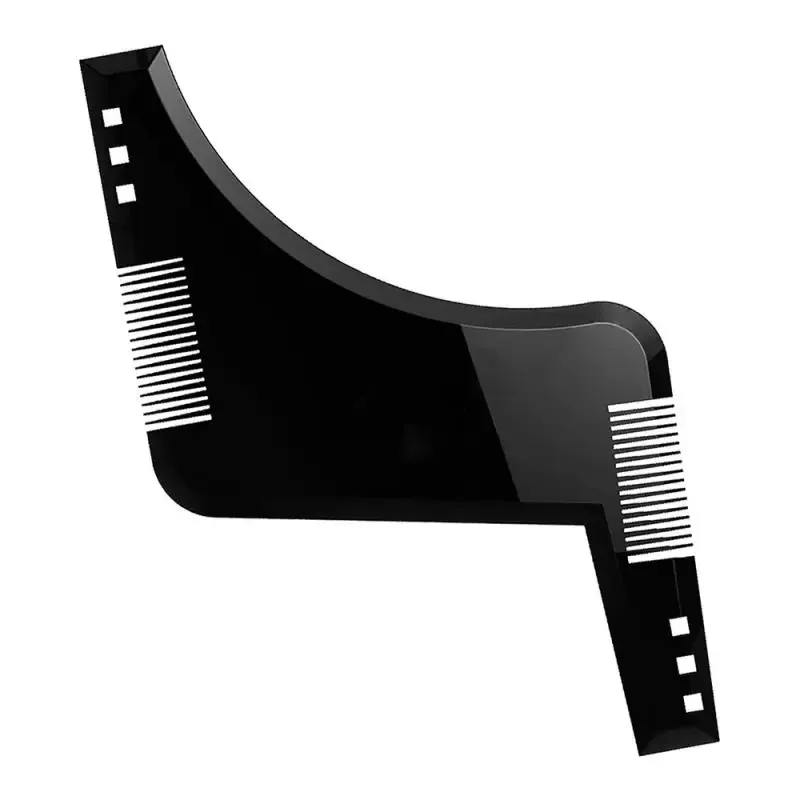 Men Beard Styling Template Stencil Beard Comb for Men Lightweight and Flexible Fits All-In-One Tool Beard
