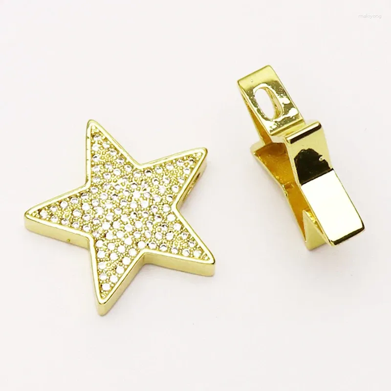 Collane a pendente 10 pezzi Star Chanms Gioielli Accessori Collana Pendenti per le donne zirconi perle 8202