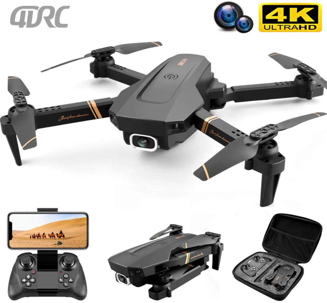 4DRC V4 RC 드론 4K Wi -Fi 라이브 비디오 FPV 4K1080P HD 4K 광각 CPESIONAL CAMARE QuadroCopter DRON TOYS7678522