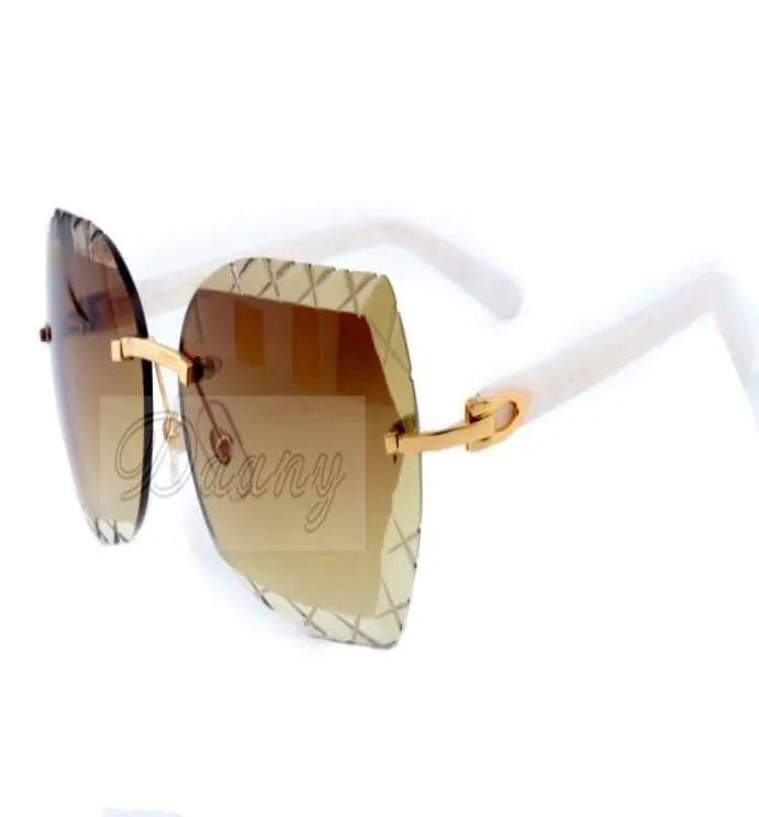 Wholemirror Jindian Fashion Altaqualidad Gafas de sol 8300593 Oltralight White Board Gafas de sol Tamaño 60181659066