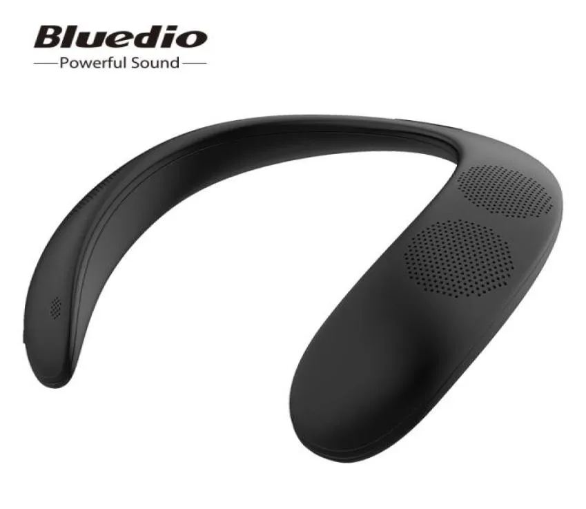 Bluedio HS bluetooth speaker column neckmounted wireless speaker portable bass bluetooth 50 FM radio support SD card slot LJ20107867683