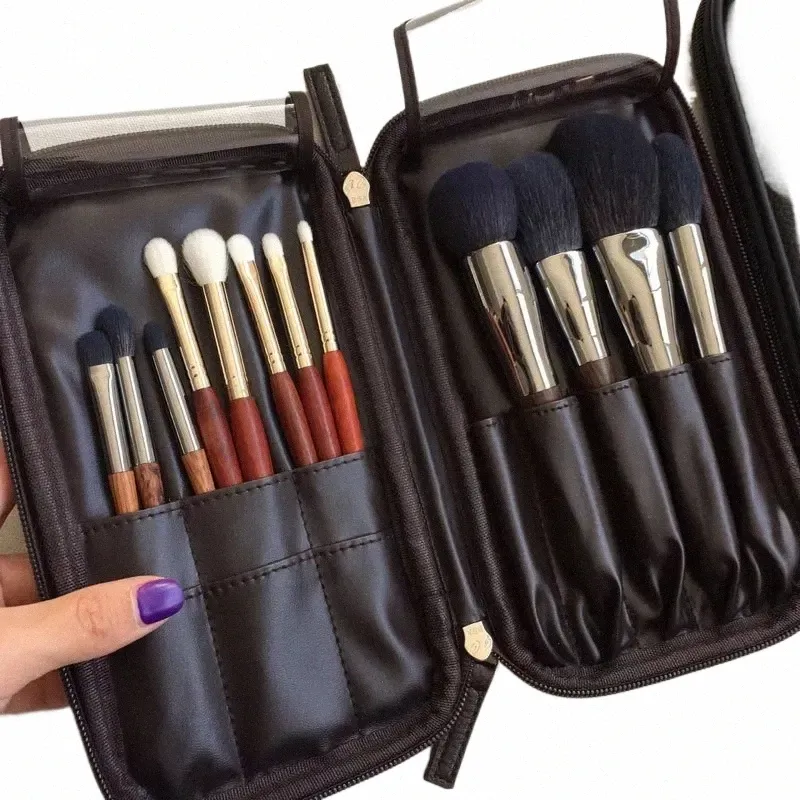 women Foldable Makeup Brush Bag Organizer Female Travel Cosmetic Toiletry Case for Beauty Tools W Accories Pouch 90cB#