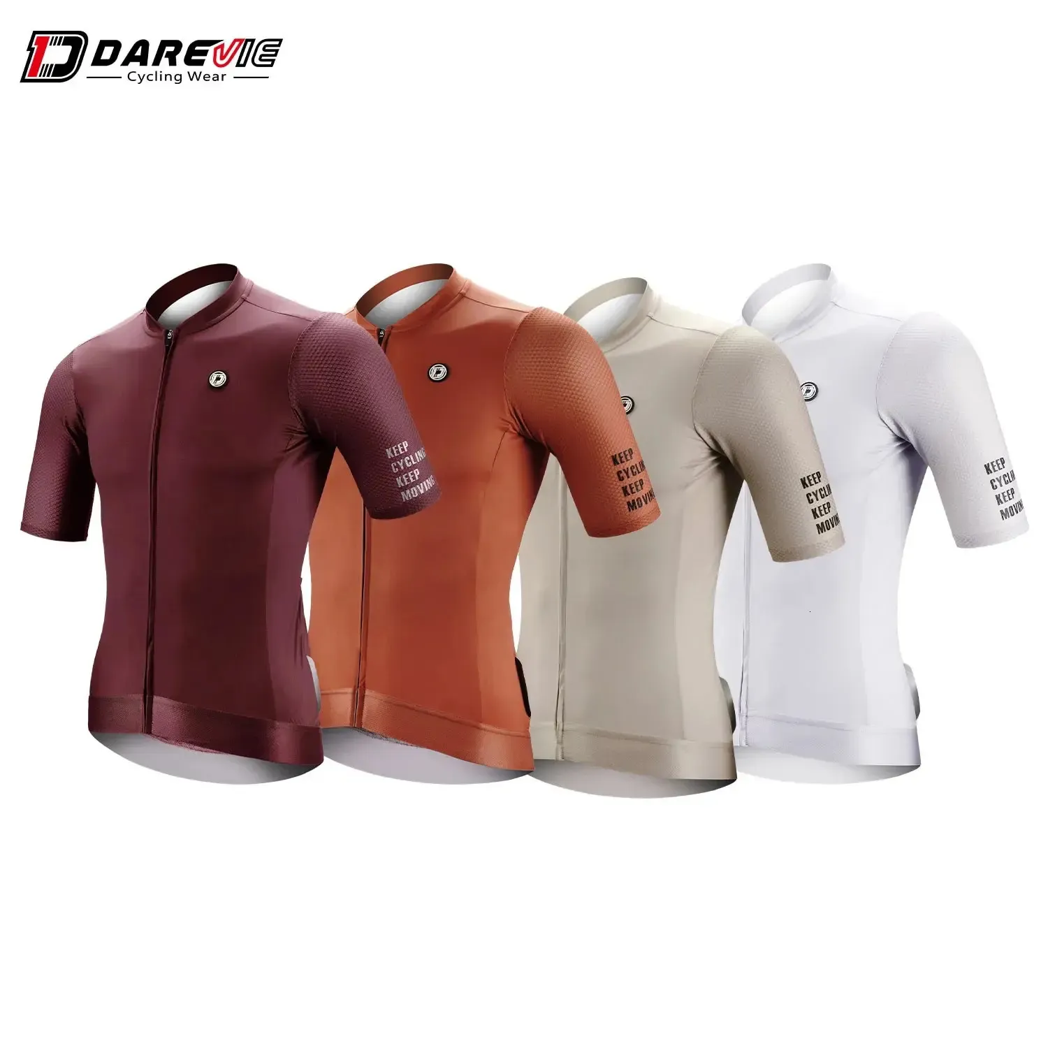 Darevie Cycling Jersey Fashion Women SPF 50 MAN BIKE高品質の通気性シャツMTBロード240416