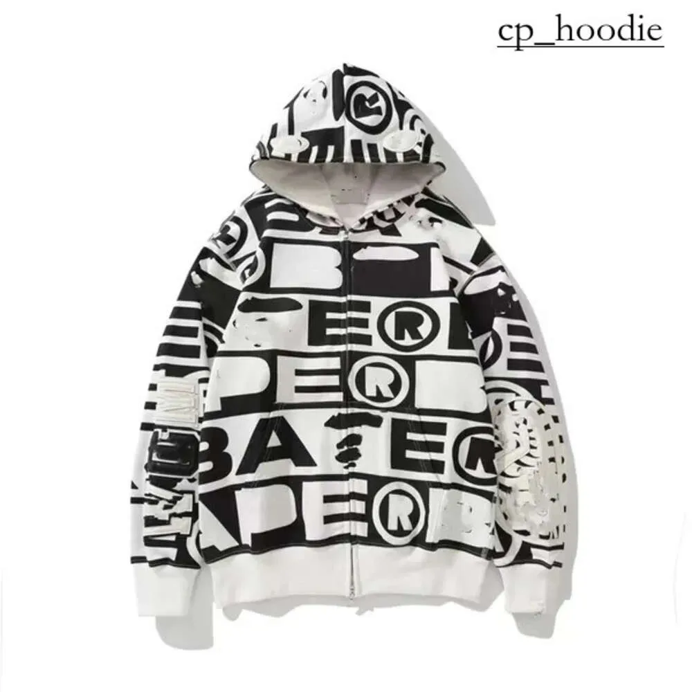 Y2K Hoodie 3D Gedrukte Y2K Casual Retro Men's Zip Up Hoodie Coats Men Printing Loose Jacket Sweatshirts Y2K Shirt Long Sleeve pullover Clothing 7485