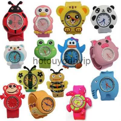 Kids Watches for Girl Boy Cartoon Brid Slap Baby Wrist Watch Silicone Jelly Children Sports Watch