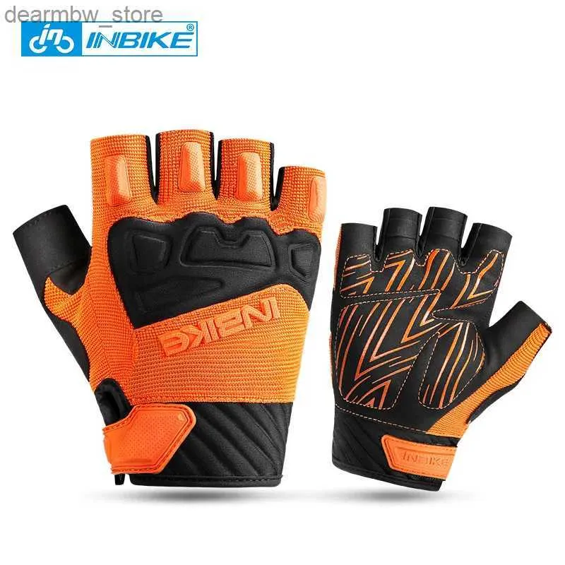 Gants de cyclisme inbike gants de cyclisme printemps hommes half doigts bicyc fonctionnant sports de fitness souffle de protection des doigts mh010 l48