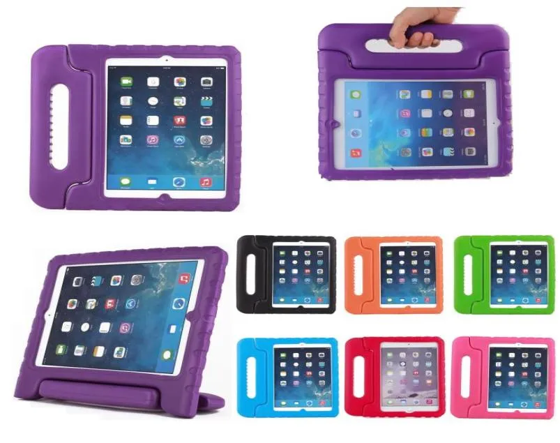 エヴァフォームハンドルの子供の子供スタンドケースApple iPad mini 2 3 4 air 2018 97衝撃プルーフカバータブレットケース7642086