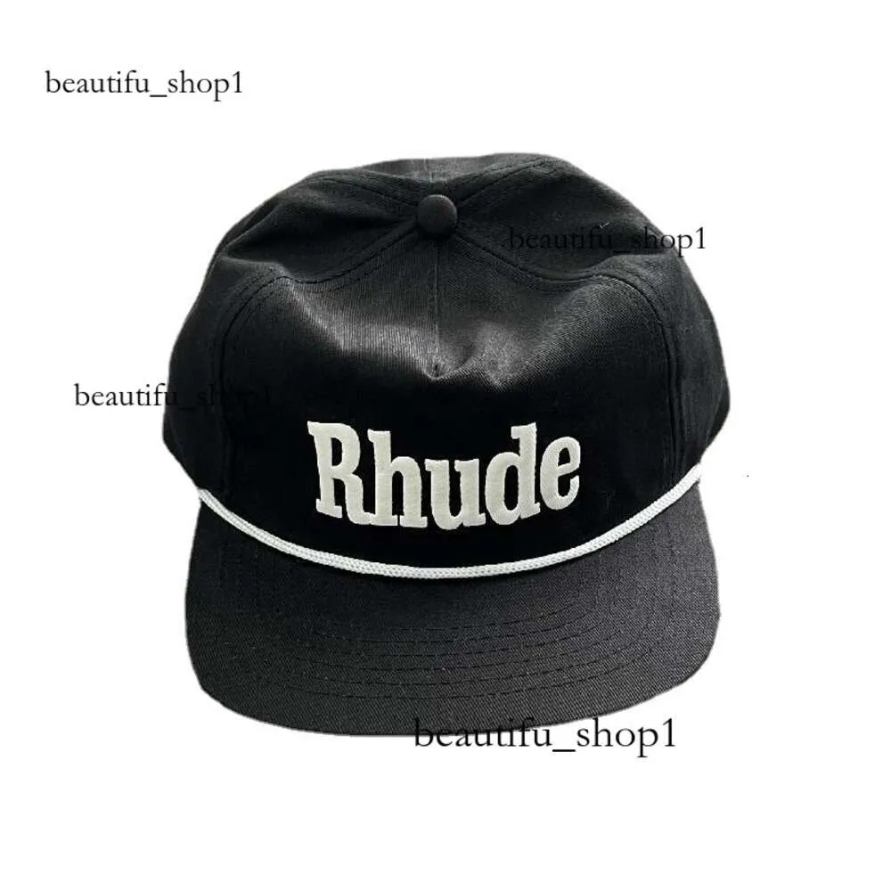 Rhude Ball Caps Tide -merk American Truck Hat heren en dames dezelfde stijl Flat Brim honkbal pet herfst en winter Rhode 899