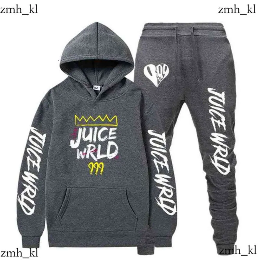 RIP JUICE WRLD Sweat-shirt de créateur + pantalon de survêtement costumes hommes femmes Hip Hop Juice Wrld Trap Rap Pullover Two Piece Set Sudaderas 754