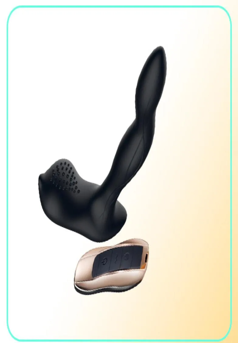 Massage vibrateur mâle Smart Heating Remote Contrôle 10 Vibrements vibrants Stimule GSPOT MASSAGE MASSAGE VIBRATION