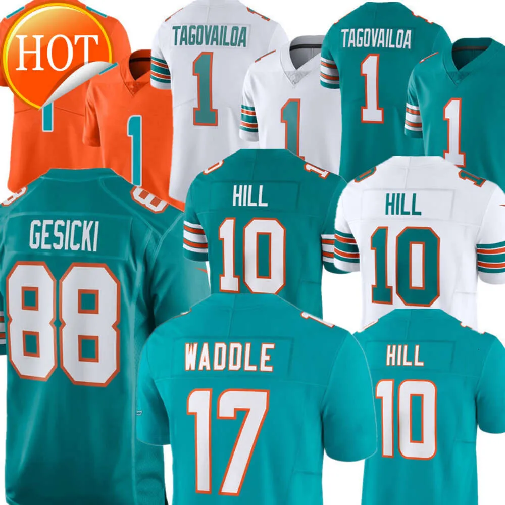 2024 Новый Tyrek Hill Jersey Men Dan Marino Tua Tua Tagovailoa Jason Taylor Jaylen Waddle Devon Achane Jevon Holland Jalen Ramsey Larry Csonka Zach Thomas Custom Football