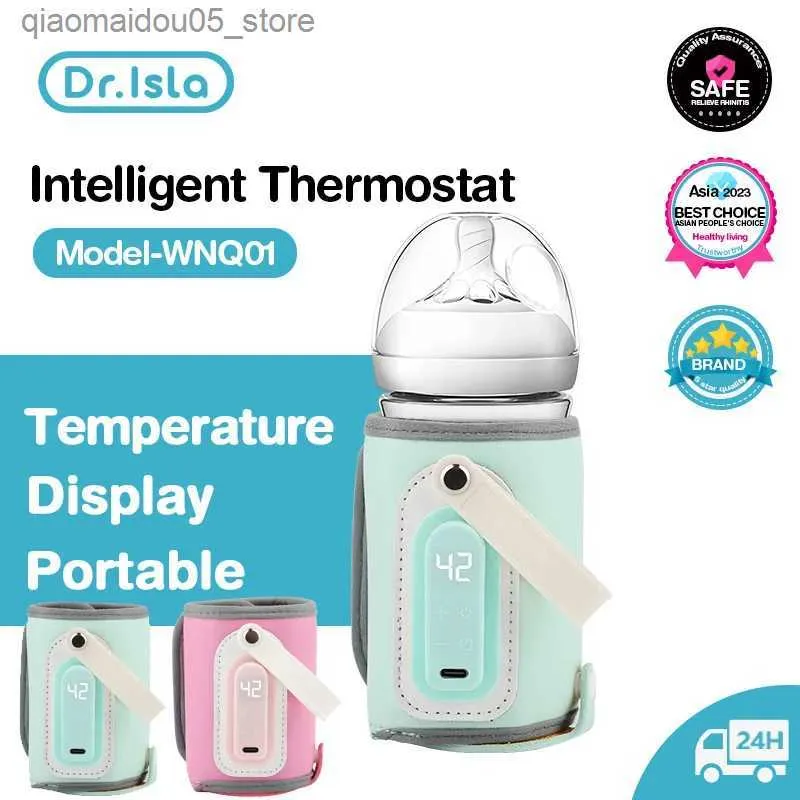 Flaskvärmare sterilisatorer# Dr. Isla Portable Baby Bottle Heater Feed Bottle Heater Travel Heater Cover USB Outhoor Heater Q240416