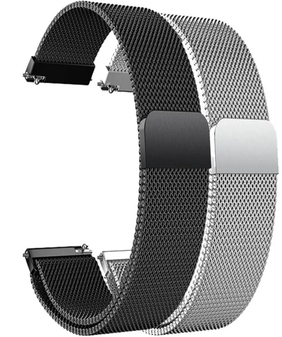 Regardez des bandes pour Galaxy Active 2 40 mm 44 mm Band Milanese Loop Bracelet en acier inoxydable 20 mm Bracelet actif29149376