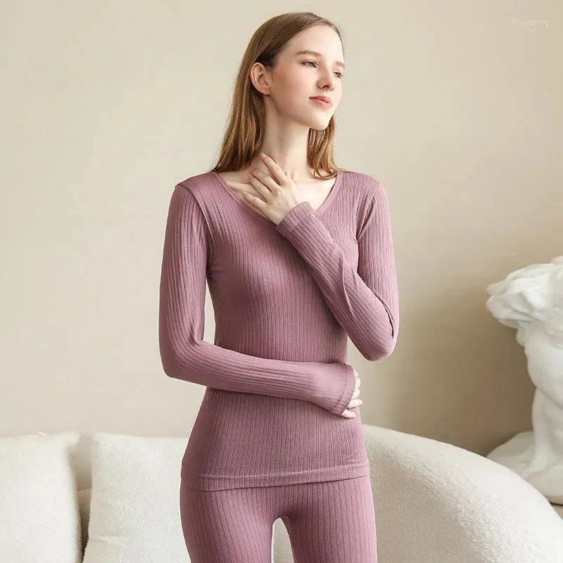 Women's Swimwear Warm Keeping Suit Seamless Body Beautifying Autumn Clothes And Trousers Bottoming Winter Underwear