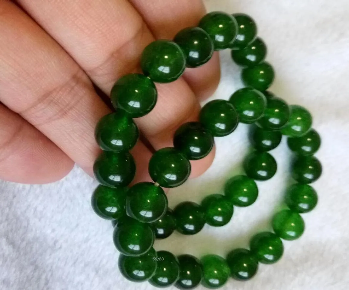 Consegna di bracciale in perline verde naturale di Cina C42925656014806719