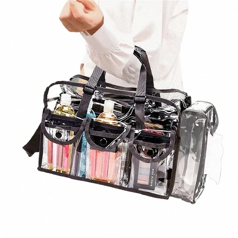 men's Women's Cosmetic Bag Transparent Waterproof Large-Capacity Lipstick Toiletries Skin Care Products Organizer Makeup Bag X8L3#