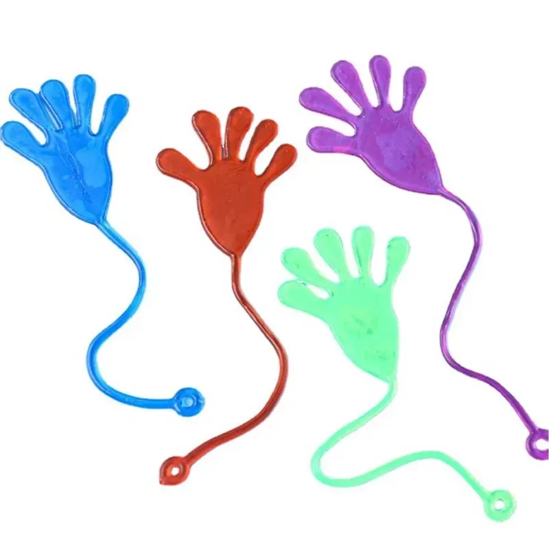 Random Send Sticky Hands Toys Funny Gadgets Kids Practical Jokes Squishy Party Prank Gifts Novelty Toy for Children