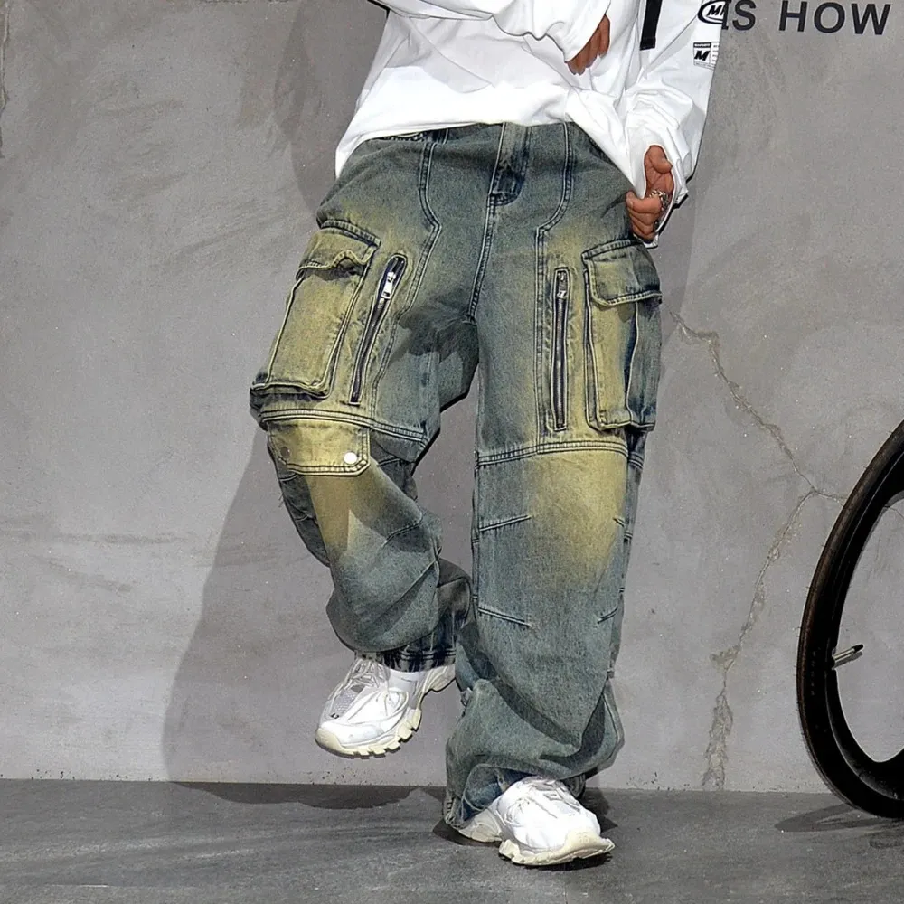 パンツ Y2K OAKLEY ICE BLUE PAINTER DENIM PANTS Y2K OAKLEY ICE BLUE PAINTER DENIM PANTS